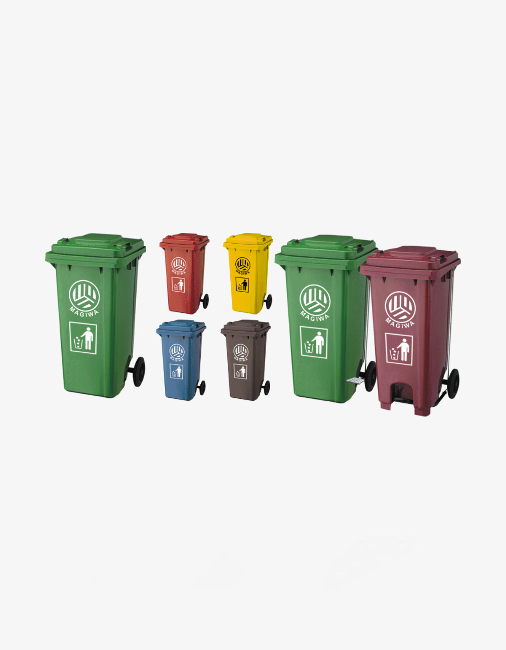 Tong Sampah HDPE Roda 2